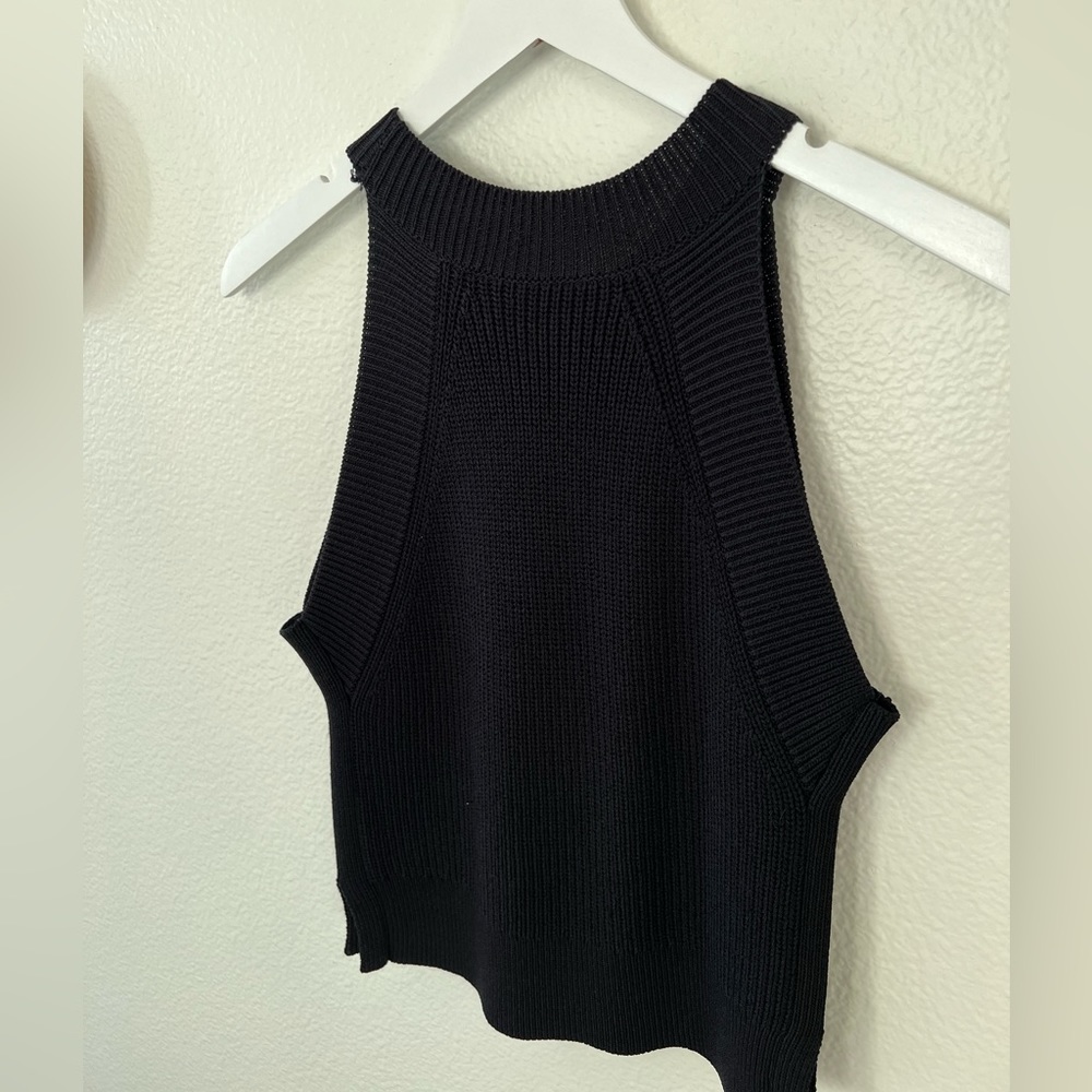 Aritzia Wilfred knit top in black - Picture 7 of 7